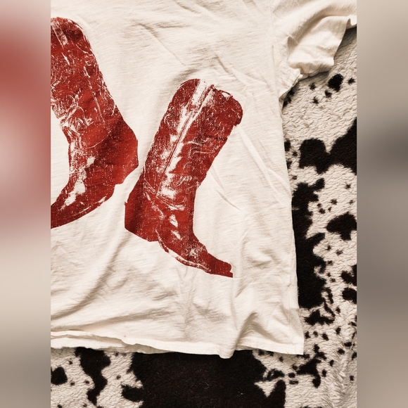 "SHYANNE" WOMEN'S BOOTS GRAHIC - OFF WHITE - Picture 2 of 3